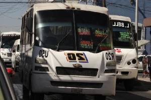 Asaltan cuatro rutas de transporte público en Puebla
