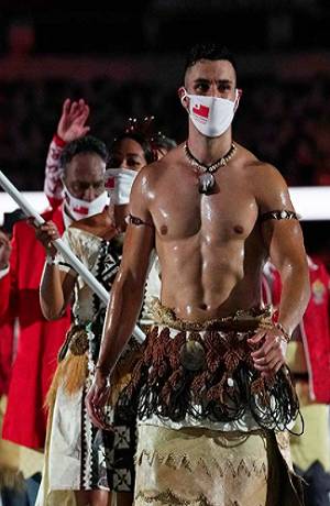Tokio 2020: Pita Taufatofua, el atleta de Tonga que desfila con el torso desnudo