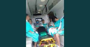 Pacientes del IMSS La Margarita reciben trato inhumano, los trasladan en ambulancia hacinados