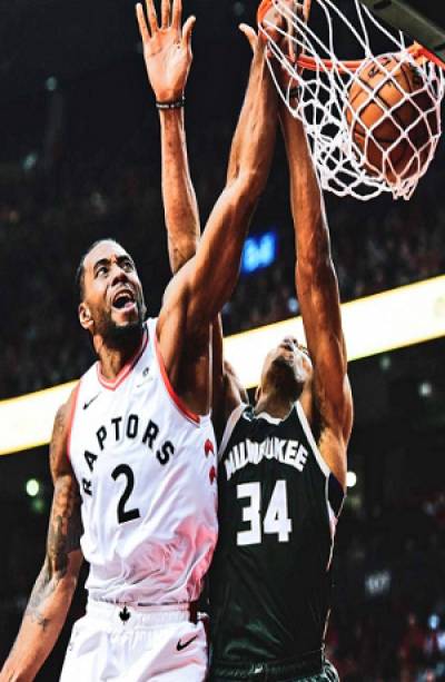 NBA: Raptors y Bucks mantienen lucha en el Este; serie empatada a dos victorias