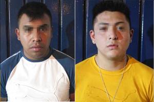 Pareja de asaltantes de transporte público es detenida en Puebla