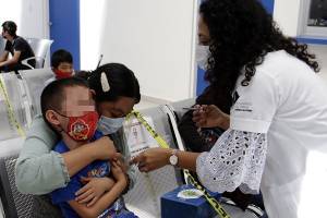 Darán vacuna COVID a niños rezagados del 20 al 22 de septiembre en Puebla y 14 municipios