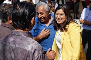 Claudia Rivera asegura que tiene toda la disposición para la transición de Canoa a municipio