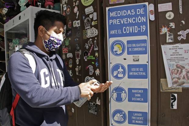 Puebla reporta un deceso por COVID-19 y 68 contagios más en 24 horas