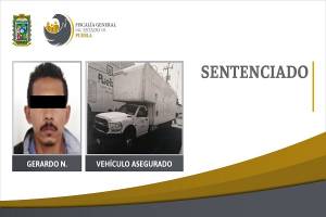 Asaltante de camiones de carga en Puebla pasará en la cárcel 6 años
