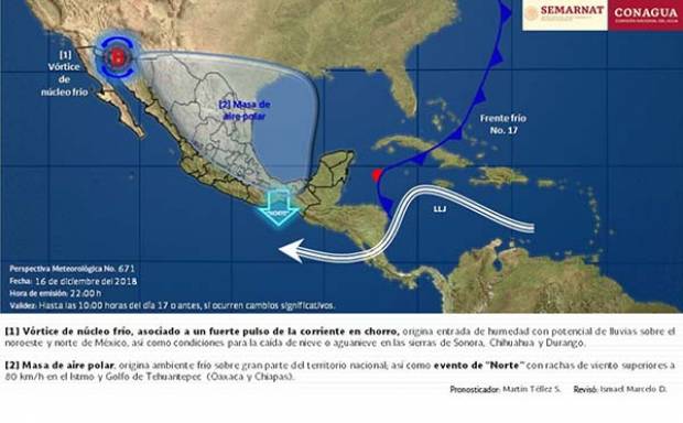 Chignahuapan registró -5 grados este domingo por frente frío 17