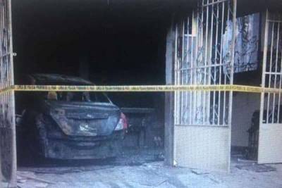 En Yucatán incendiaron auto de enfermera