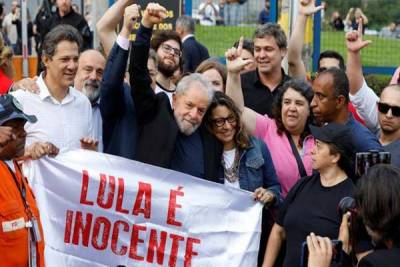 Lula da Silva salió de la cárcel; estuvo 19 meses preso por corrupción