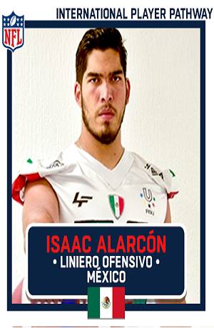 Isaac Alarcón, jugador mexicano de futbol americano, firmará con los Cowboys