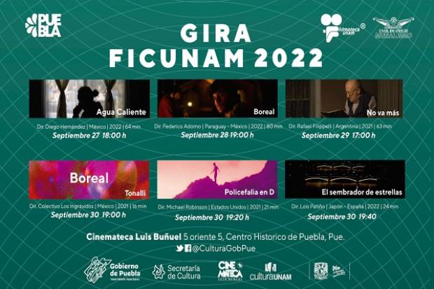 Puebla será sede del Festival Internacional de Cine de la UNAM