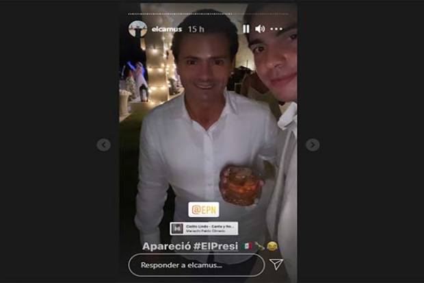 Peña Nieto, captado en una boda en República Dominicana