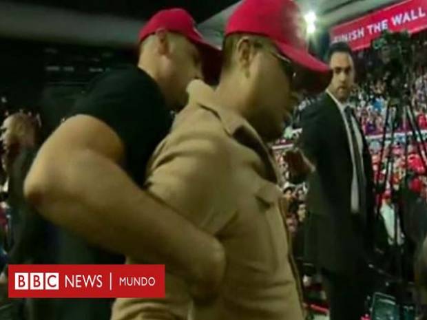 Seguidor de Trump golpeó a periodista de la BBC