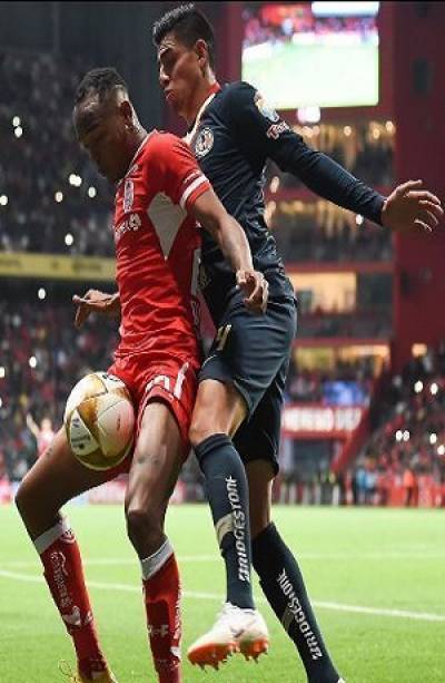 Toluca y América regalaron emocionante empate 2-2