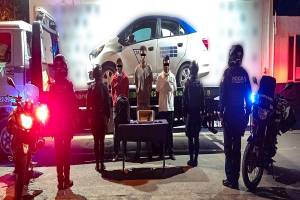 Capturan a tres asaltantes de transporte público en Puebla