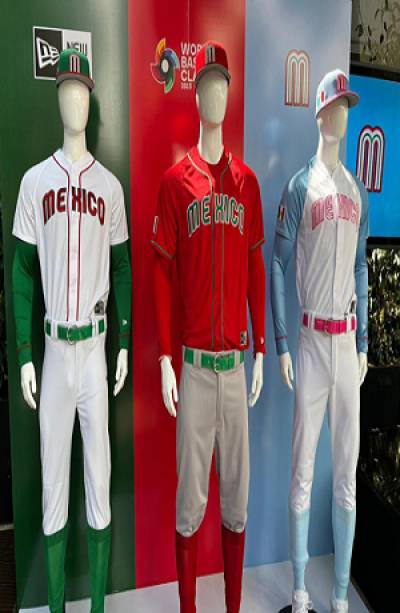 México presenta uniformes para el Clásico Mundial de Beisbol