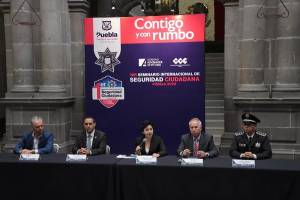 Realizarán en Puebla el I Seminario Internacional de Seguridad Ciudadana