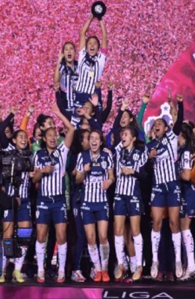 Rayadas de Monterrey son las campeonas de la Liga MX Femenil