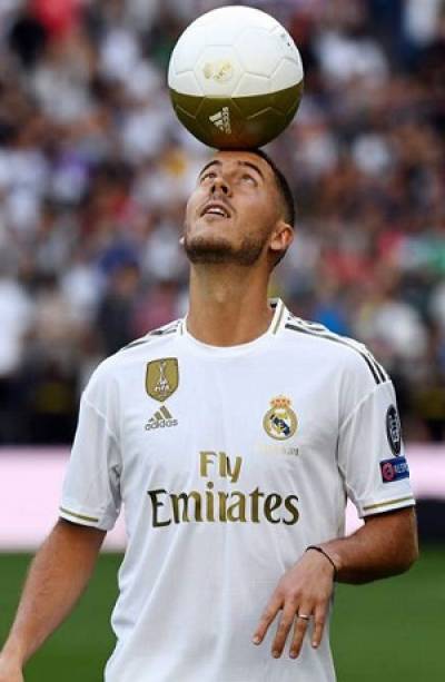 Eden Hazard fue presentado con el Real Madrid