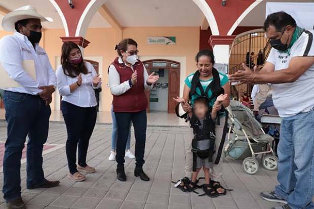 SEDIF apoya a menor con discapacidad de Zinacatepec en su rehabilitación