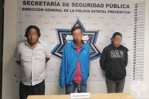 Policía Estatal atrapa a tres asaltantes de transporte público en la Calzada Zaragoza