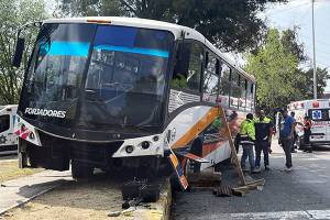 A diario un herido por accidentes del transporte público en la ciudad de Puebla