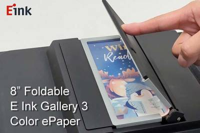 Apple prueba pantallas a color de E Ink para sus plegables