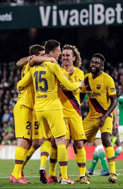 Barcelona sacó victoria 3-2 ante Real Betis como visitante