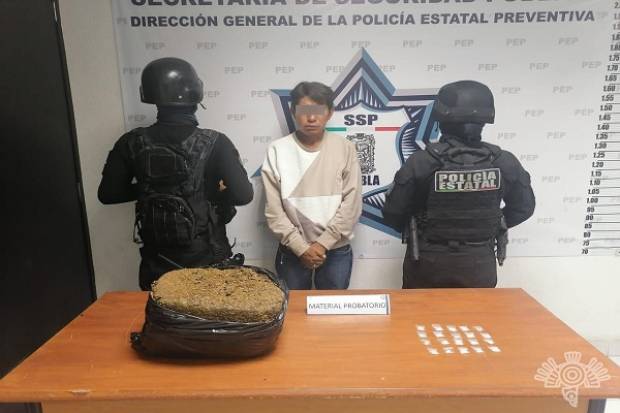 Vendedor de drogas es capturado en San Pablo Xochimehuacan