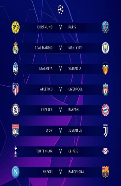 Champions League: Real Madrid-Manchester City y Barcelona-Nápoli, los atractivos