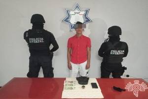 Policía capturó a asaltante con drogas de la banda de &quot;La Patrona&quot; en Puebla