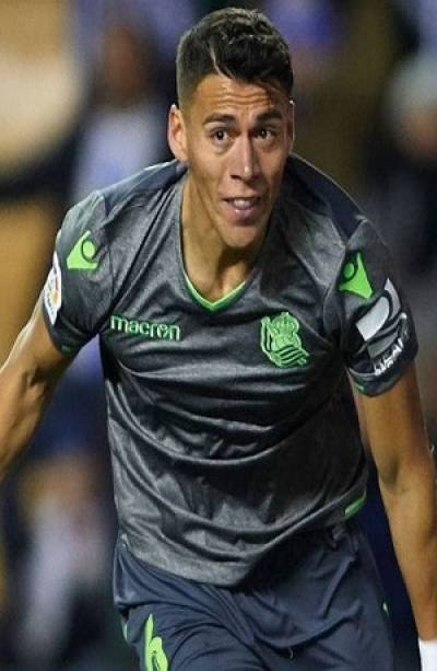 Héctor Moreno anotó con la Real Sociedad