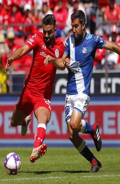 Club Puebla igualó 1-1 ante Toluca en el Nemesio Díez