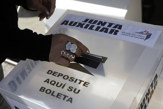 Se han registrado más de 70 planillas en las elecciones de las 17 juntas auxiliares de Puebla