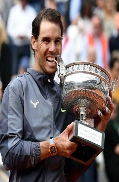 Rafa Nadal se adjudicó en Roland Garrós