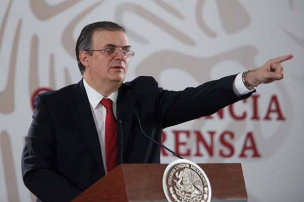 &quot;No hacemos diplomacia de tuits&quot;, responde Ebrard al gobierno de Trump