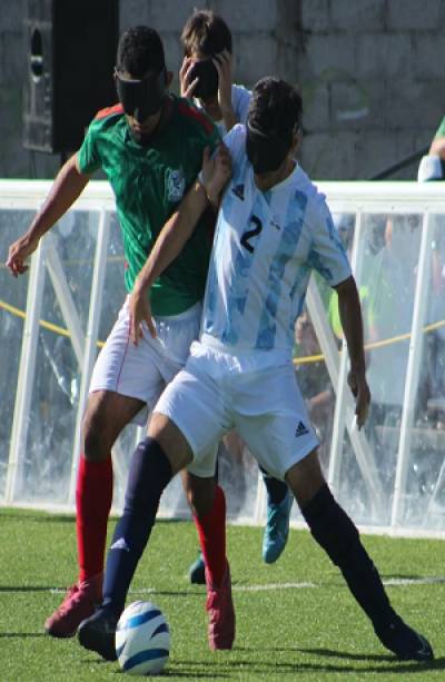 México y Argentina empatan sin goles en el Blind Football World Grand Prix Puebla 2022