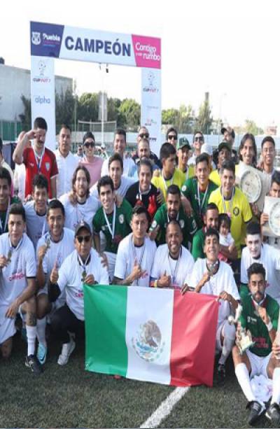 México se proclama campeón de la International Cup de futbol 7 en Puebla