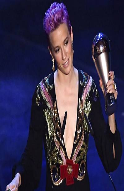 Megan Rapinoe se adjudicó The Best Femenil y disertó revolucionario discurso