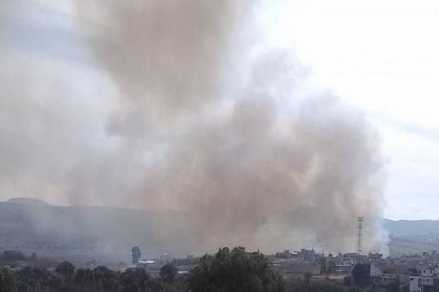 Incendio alerta a vecinos de la colonia Santa Lucía