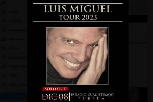 Luis Miguel en Puebla: Se agotaron los boletos para su concierto en el Cuauhtémoc