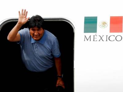 Evo Morales ya llegó a México como asilado político