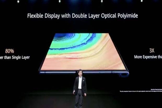 Huawei presenta su nuevo celular plegable Mate Xs, con pantalla de 8 pulgadas