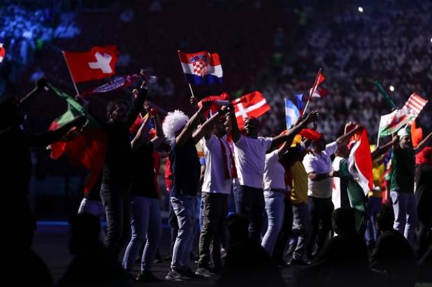 Qatar 2022: &quot;...canta y no llores&quot;, se escucha el &quot;Cielito Lindo&quot; en ceremonia inaugural