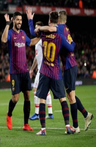 Barcelona logró pase a los cuartos de final de la Copa del Rey