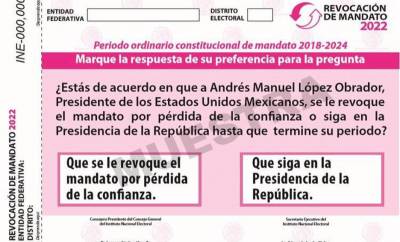 INE pide 3.8 mil mdp para consulta sobre revocación de mandato