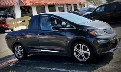 Un cliente transformó su Bolt EV en una flamante pickup eléctrica