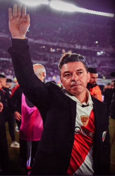 Marcelo Gallardo se despide de River Plate