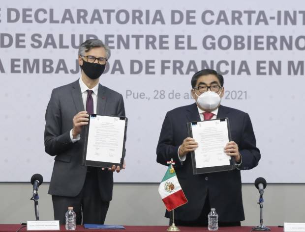 Puebla acuerda colaboración con Francia en materia de salud