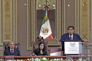 No dejaré a Puebla en manos de la delincuencia: Barbosa Huerta
