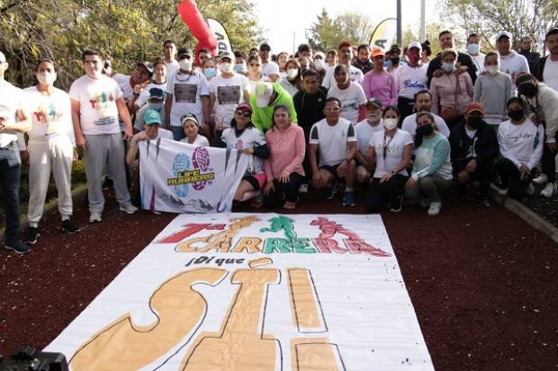 Carrera &quot;Di que sí&quot;, del ISSSTEP reunió a más de 500 participantes